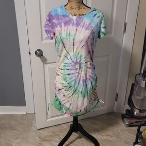 PINK Victoria's Secret Tie-Dye Midi Dress